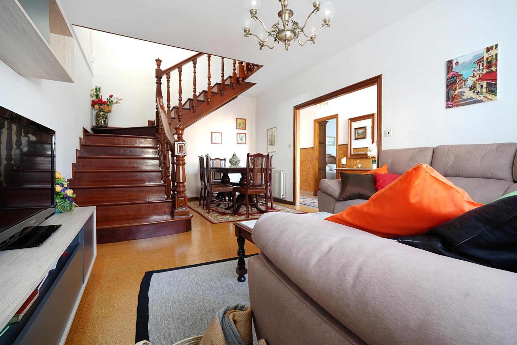 Casa Con Jardin En Vilanova De Arousa ปอนเตเบดรา ภายนอก รูปภาพ
